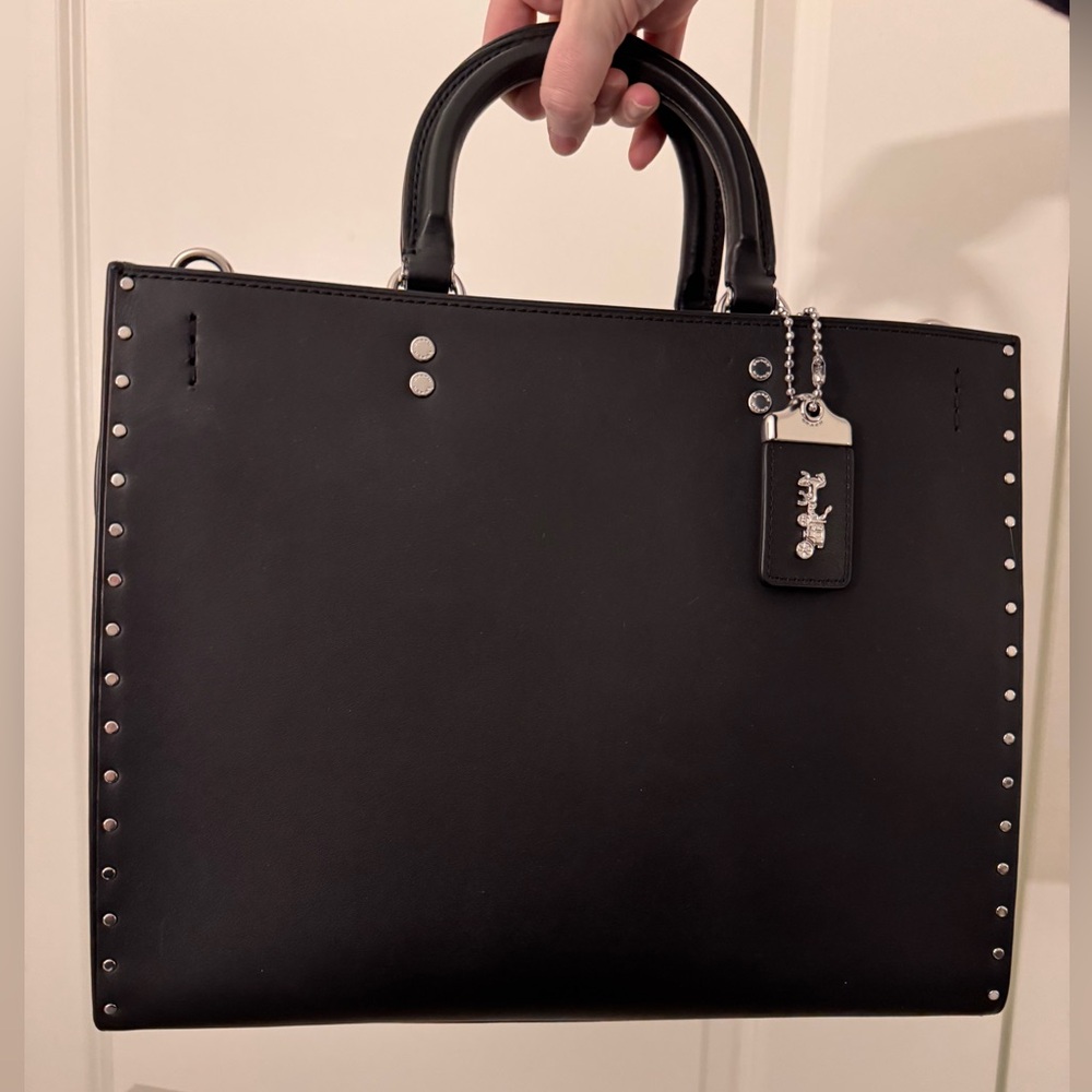 NWT Black Rogue 30 w/ Silver Rivets, Smooth Glovetanned Leather